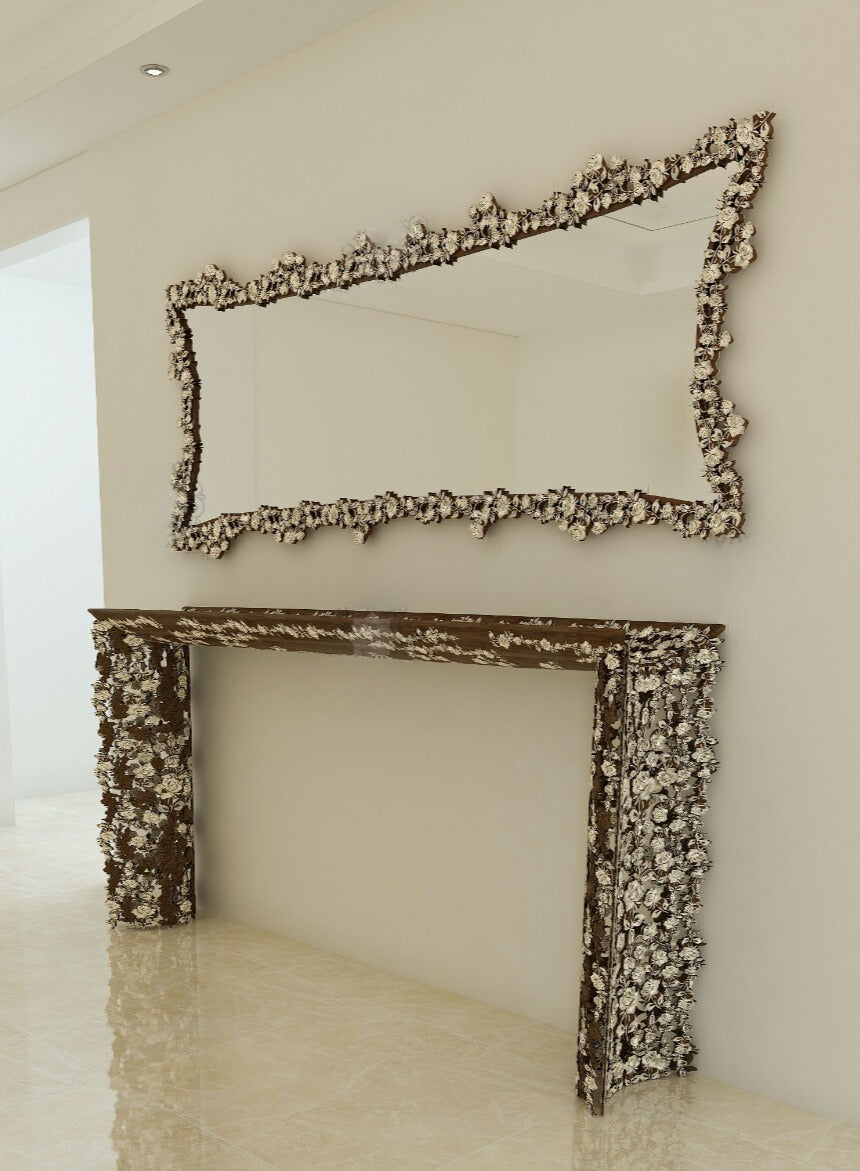 The Noor Ensemble Set: Console & Mirror